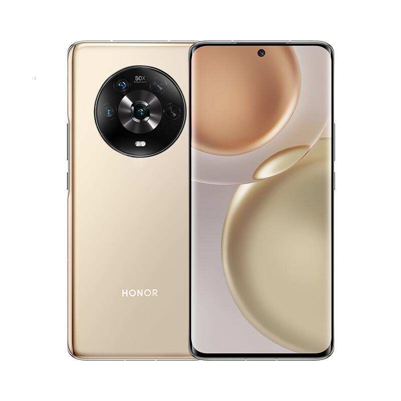 荣耀Magic4 12GB+256GB 流金 全新一代骁龙8 双曲屏设计 LTPO屏幕 潜望式长焦摄像头 7P广角主摄 5G全网通版手机