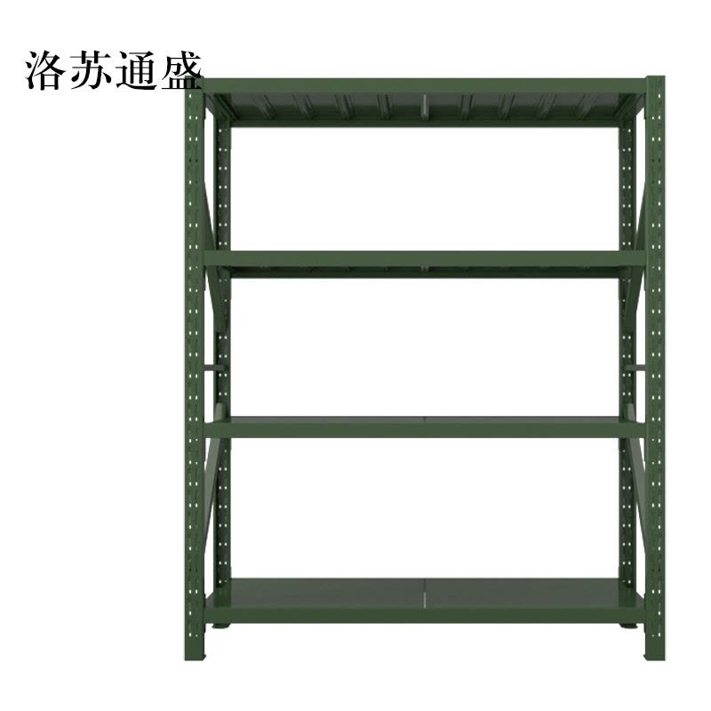 洛苏通盛消防铁锹镐农具摆放架安保装备器材存放架军绿色拆装盾牌货架1.5米长存放架1500*600*2000常规款图片
