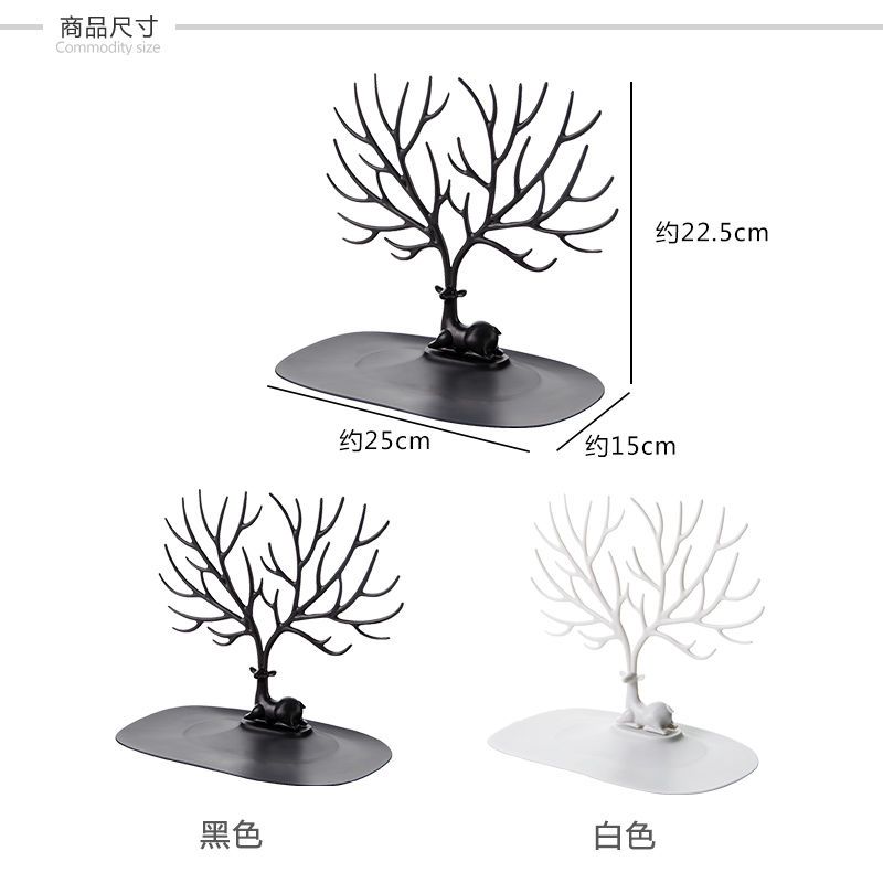 首饰品收纳挂架耳环盒耳钉装首饰盒子女放小手饰耳坠收拾整理家用