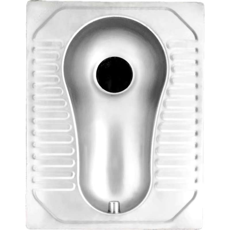 蔚珺不锈钢蹲便器通用型定制款个高清大图