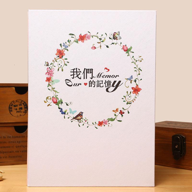 覆膜粘贴式手工diy相册本家庭影集宝宝成长纪念册复古情侣相簿 三维工匠 皮革-我的宝贝-送至尊套餐