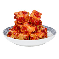 【中华特色】新化馆 曾姐香辣霉豆腐农家自制臭豆腐乳辣味酱下饭菜无油豆腐乳 450g华中