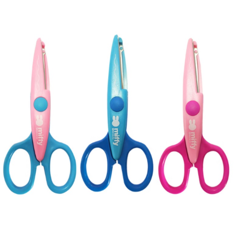 晨光(M&G)FSS91301 剪刀 米菲花边135mm 颜色随机 10把装