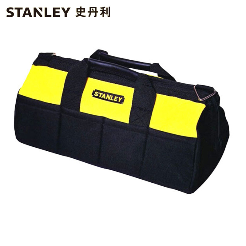 史丹利 93-223-1-23 手电钻包电工维修四袋双插孔防水尼龙工具提包 一件高清大图