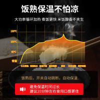 半球(Peskoe)商用电饭煲 酒店食堂饭店23升超大容量电饭锅 老式保温蒸饭锅煮饭锅 商用10人20人30人以上