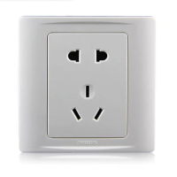 飞利浦 墙壁插座 10A220V Q2二三孔(计价单位:只)
