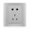 飞利浦 墙壁插座 10A220V Q2二三孔(计价单位:只)