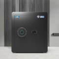 虎牌 保险柜家用办公小型国标认证指纹密码WiFi办公财务专用保险箱全钢防盗可入柜45cm臻_721