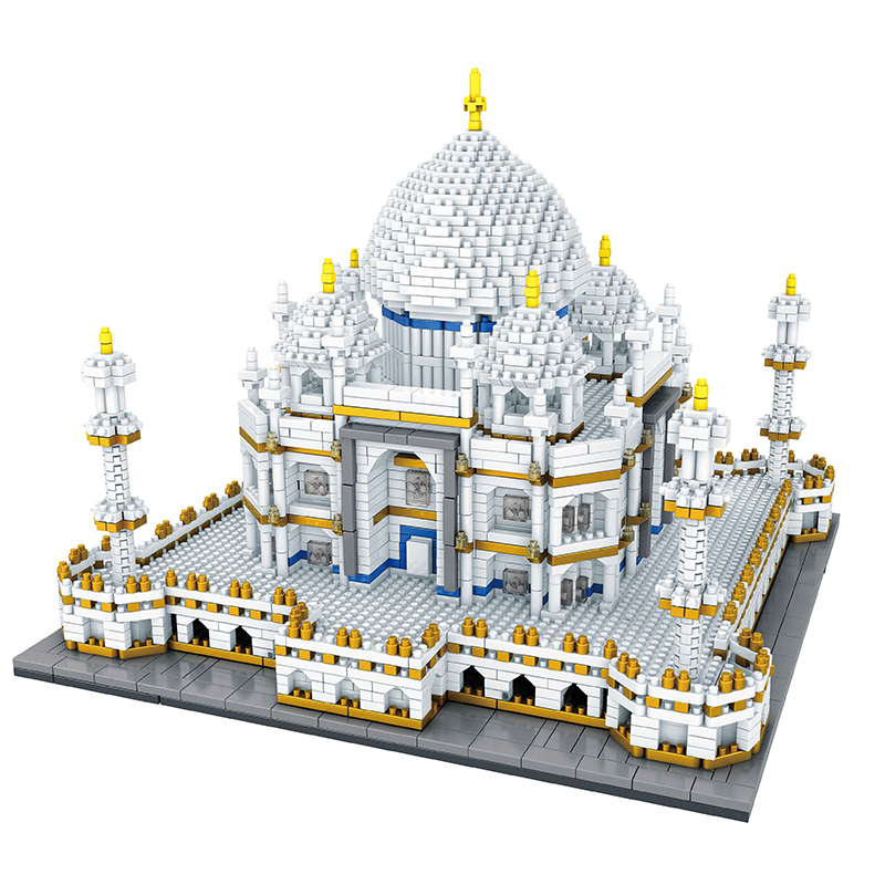 兼容乐高积木拼装玩具男孩城堡房子别墅世界著名建筑模型系列绿色