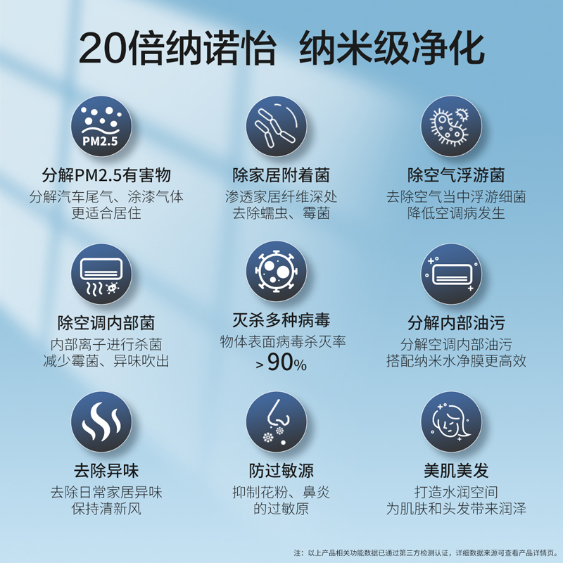 松下空调 2匹挂壁式空调挂机 新一级能效 20倍纳诺怡清洁 松下原装压缩机 电辅加热 WIFI智控 CA50K310N