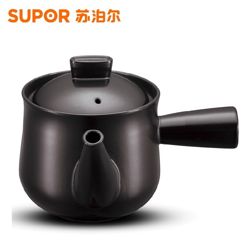 【苏宁】苏泊尔(SUPOR) 新陶养生煲药膳煲 TB23A1 陶瓷 陶瓷煲药膳煲沙锅石锅煲 2.3L 明火燃气灶专用