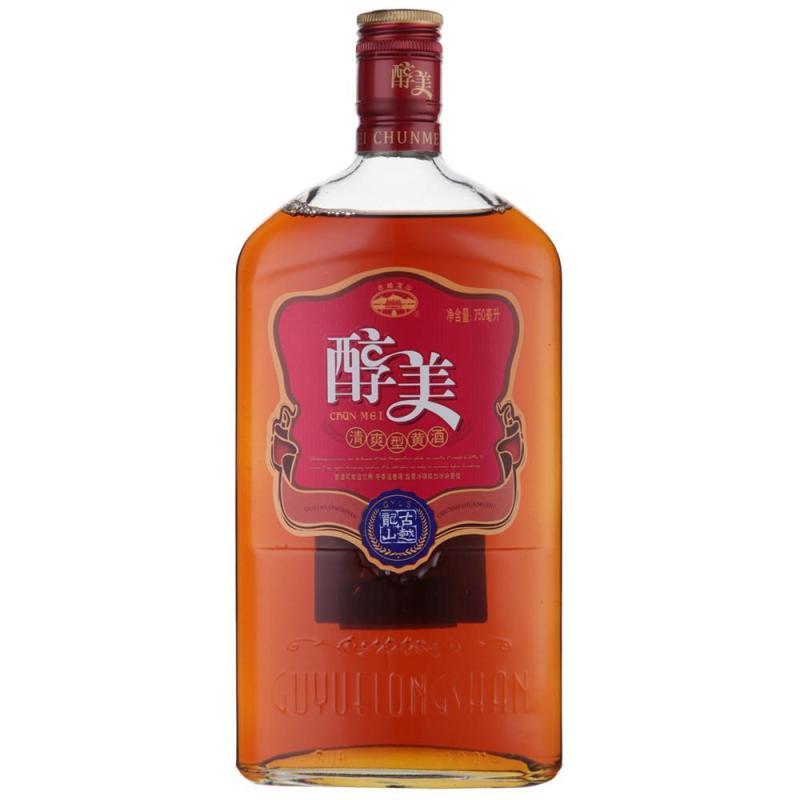 古越龙山醇美清爽型黄酒750ml/瓶