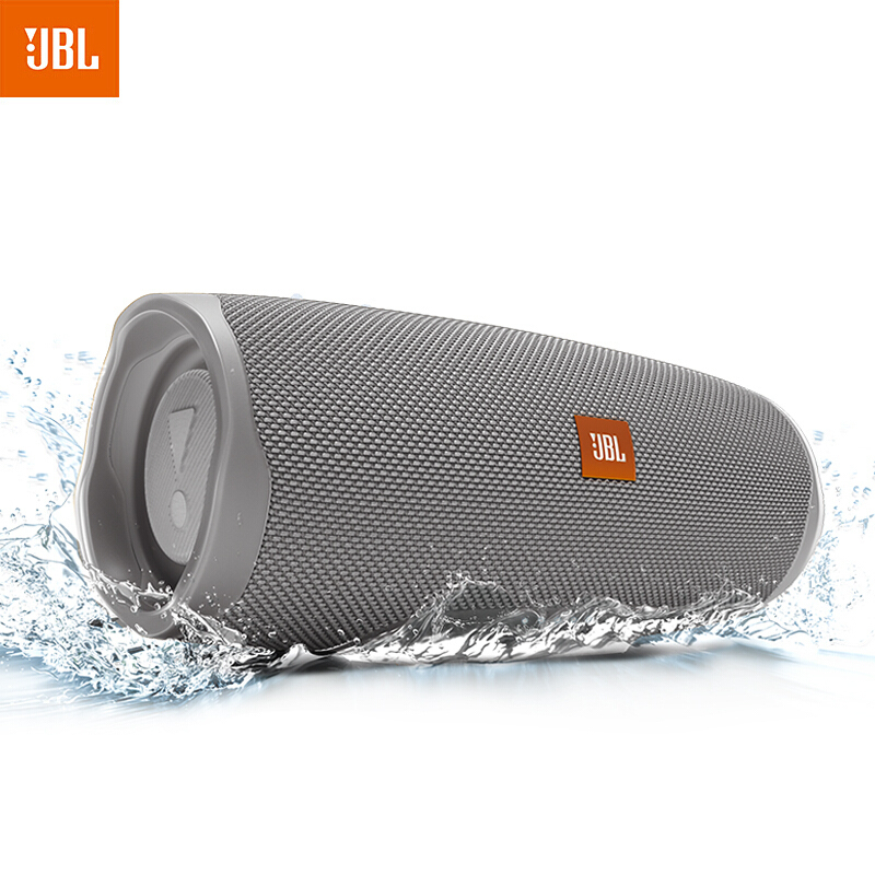 JBL CHARGE4音乐冲击波4低音炮防水支持串联便携迷你音响 灰色