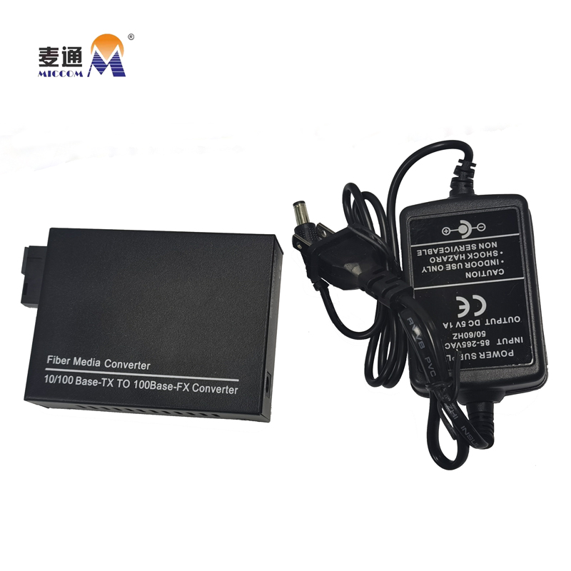 麦通 SC接口 千兆光纤收发器 光电转换器 单模单纤 千兆20KM/对高清大图