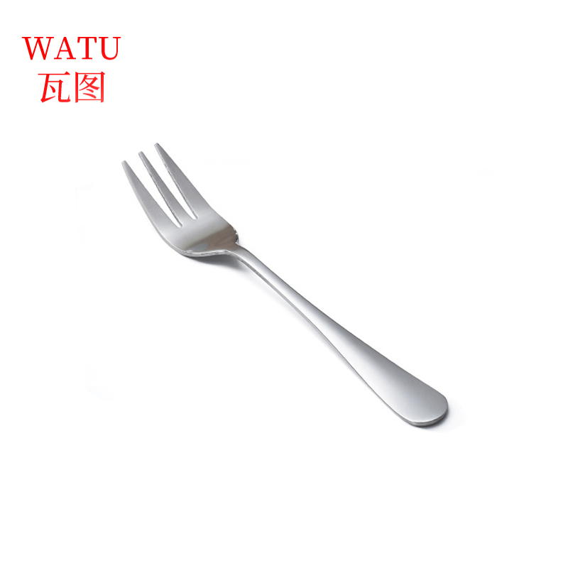 瓦图 304不锈钢叉子 13.7*2.1cm 5个装/套高清大图
