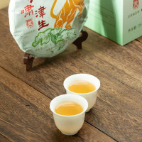 中茶 蝴蝶 牌福鼎白茶5811虎啸津生白茶虎年生肖饼357g/饼