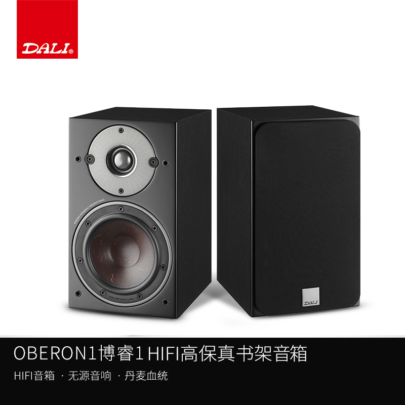 达尼 OBERON1 HIFI高保真书架发烧无源音箱丹麦专业家用音响 浅橡木色