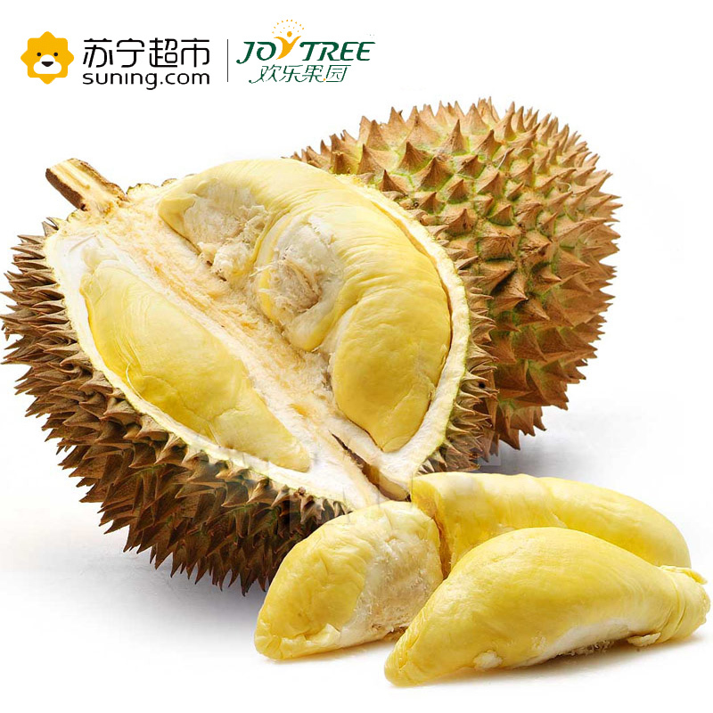 [苏宁生鲜]欢乐果园 泰国进口金枕头榴莲 约3.5kg/个 新鲜水果