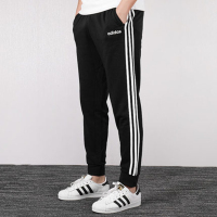 阿迪达斯(adidas) 男子针织运动卫裤休闲收腿长裤DU0468