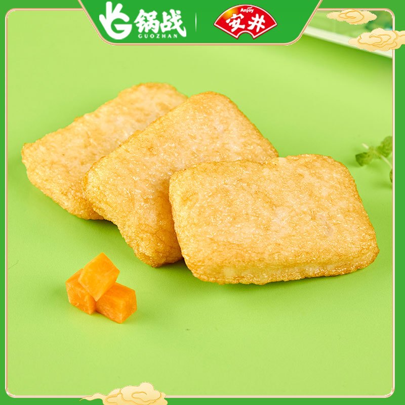 安井鱼豆干锁鲜装 200g 鱼豆腐鱼饼类关东煮 国产 火锅烧烤早餐食材