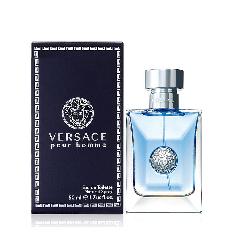 Versace范思哲男士香水 同名经典男士淡香水EDT 50ml 清新花木香调 意大利原装进口