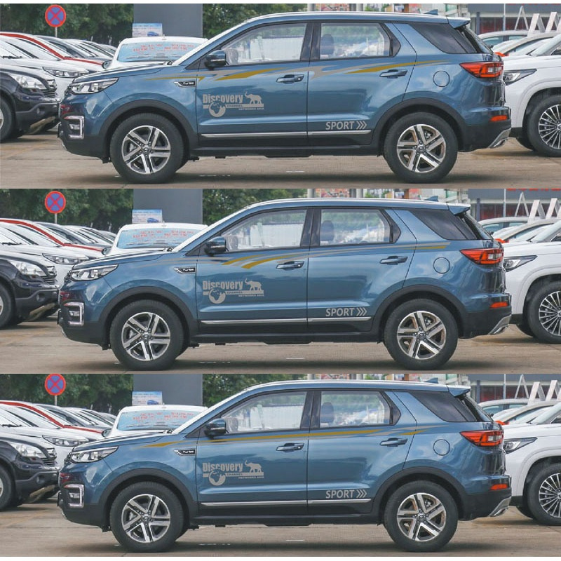 适用适用于长安cs55车贴拉花腰线改装贴纸cs55专用车身彩条装饰贴花