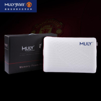 Mlily梦百合 曼联传奇7号零压呵护枕 太空记忆棉颈椎枕芯成人