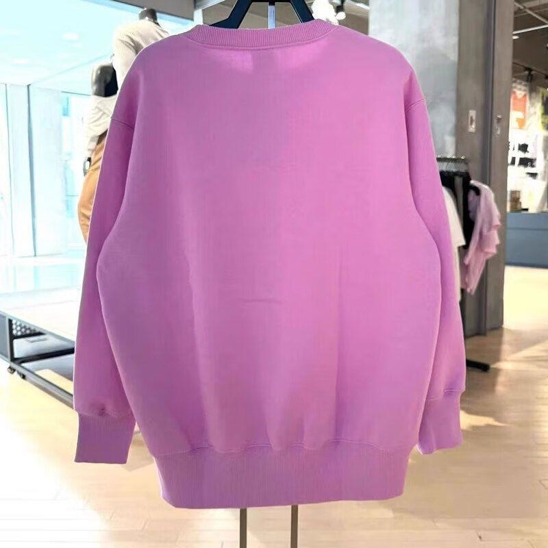 NIKE/耐克新款女子针织加绒保暖运动休闲卫衣套头衫DQ5734-632 C