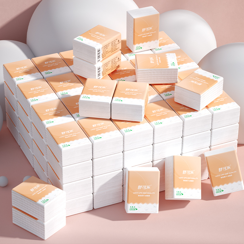 原木纯品三层7张*16包装 超韧抽取式手帕纸大张便携式随身装木浆纸巾