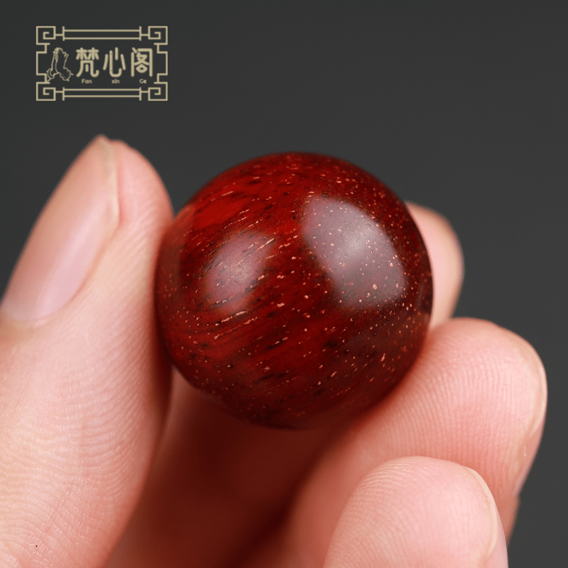 【梵心阁】天然印度小叶紫檀手串 爆满金星手链2.0檀木佛珠念珠 送长辈手串