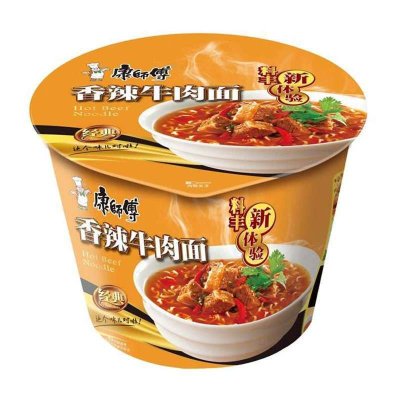 康师傅香辣牛肉桶面108g