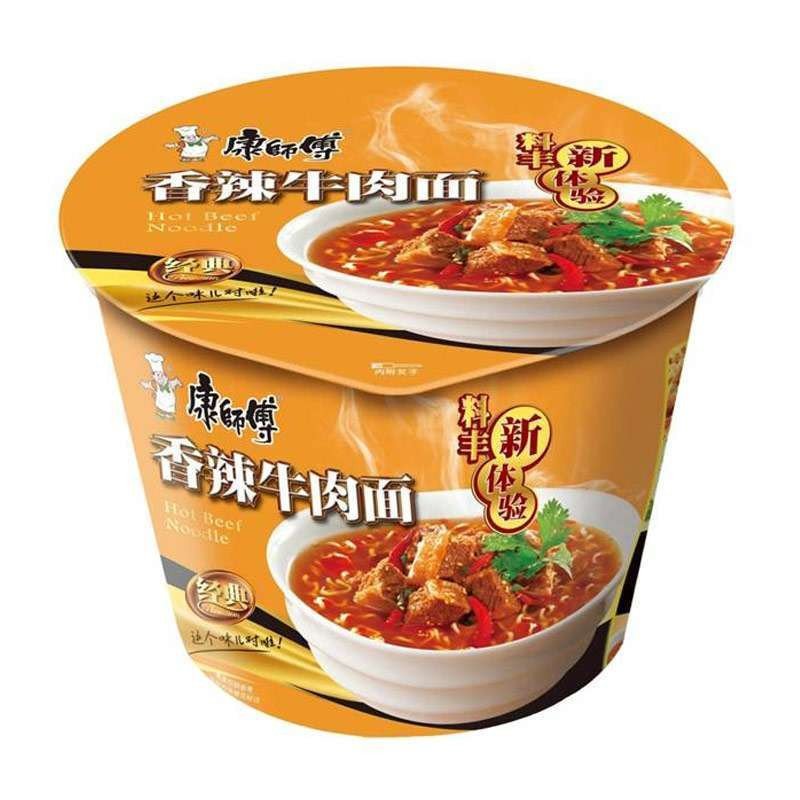康师傅香辣牛肉桶面108g