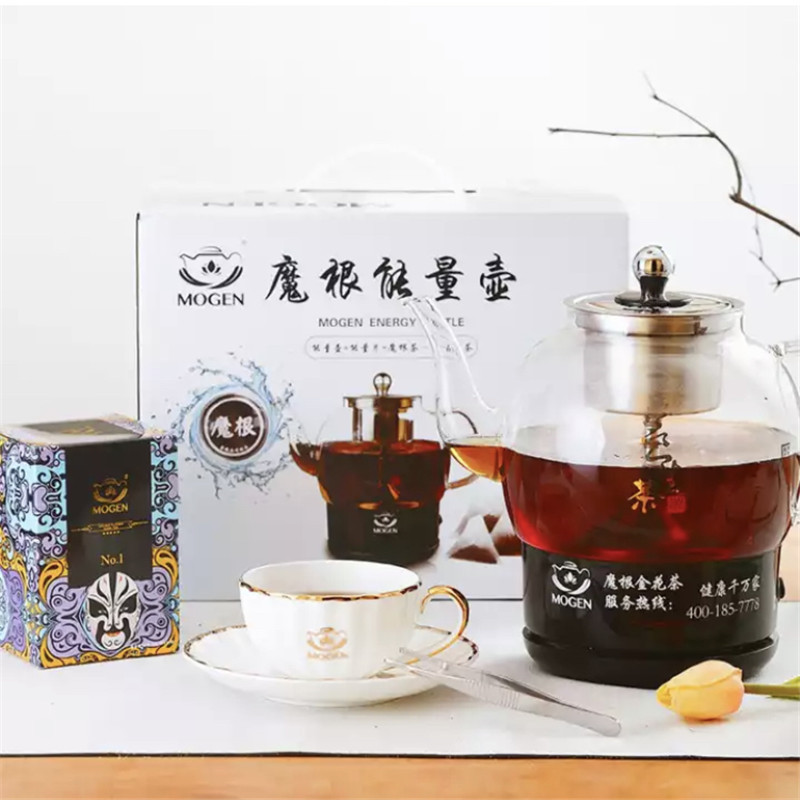 MOGEN魔根金花茶 带益生菌的茶 袋泡 青茶 125g/每盒装