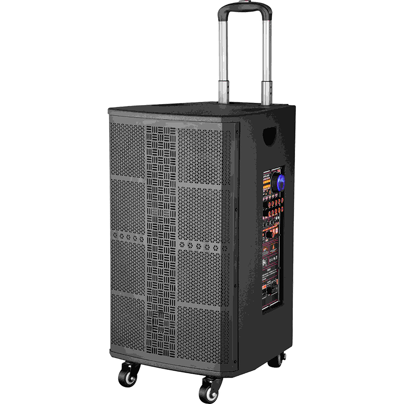 润普Runpu会议扩声拉杆音箱三分频15英寸低音卡拉OK户外直播带手持话筒拉杆音箱RP-EX60高清大图