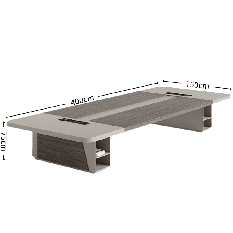 亿洛莱 会议桌 400*150*75cm 张高清大图