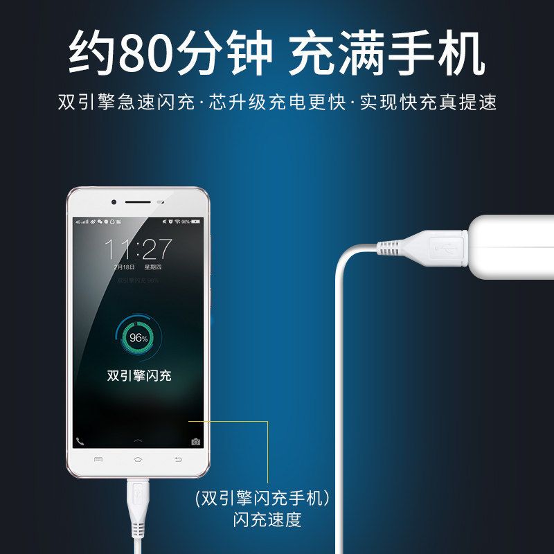 数据线数据线头手机快充闪充充电器充电器x7x9智能|快充版 [套装]充电器头+2米线