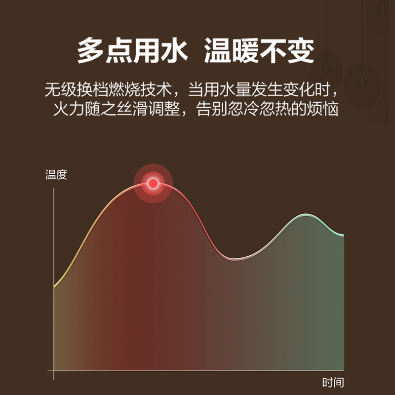 能率(NORITZ) 16升燃气热水器 全屏玻璃面板 综合降噪 全屋智能恒温 天燃气强排式 16EP5FEX 时尚高端