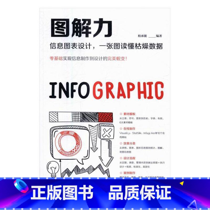 [正版]图解力:信息图表设计,一张图读懂枯燥数据柏承能信息分析 书计算机与网络书籍高清大图