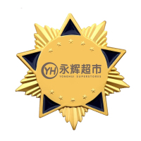 企业专享 金属徽章勋章胸章奖牌 500个起订