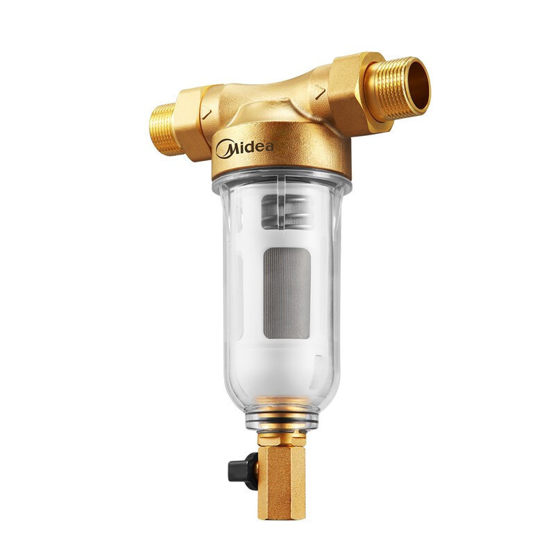 美的(Midea) 前置过滤器 双滤网反冲洗3T/h 家用全屋净化自来水净水器 QZBW20S-8