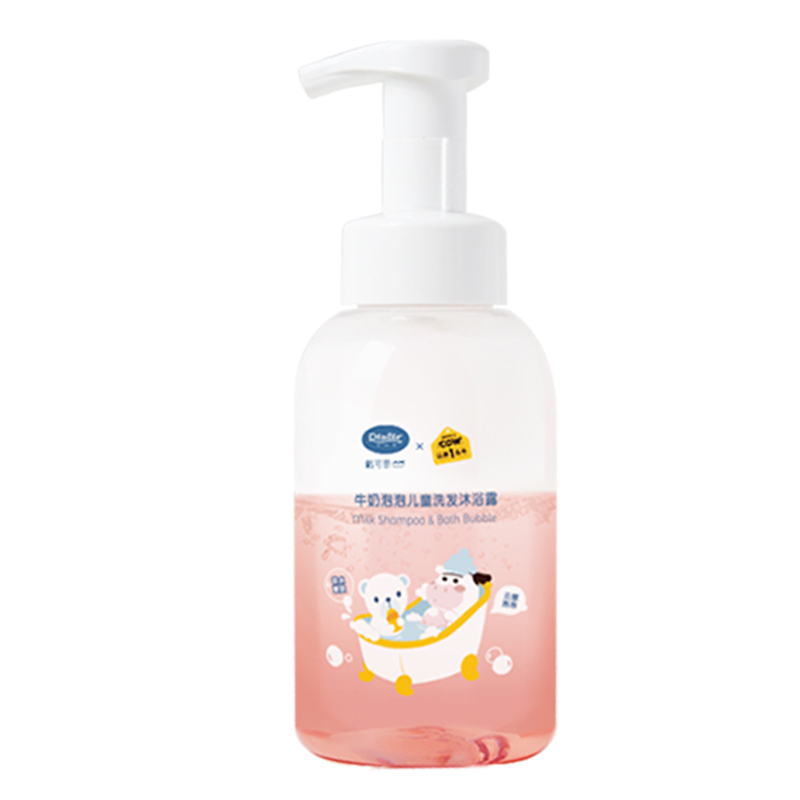 戴可思认养一头牛牛奶泡泡儿童洗发沐浴露400ml