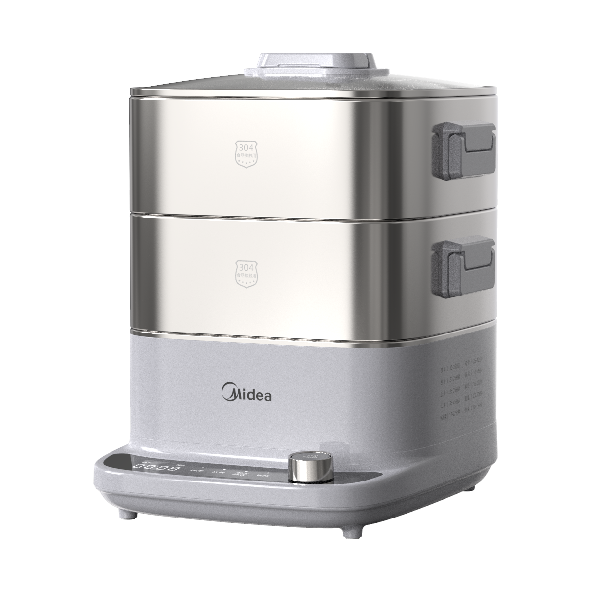 美的(Midea)蒸魔方电蒸锅电煮锅电火锅多功能锅家用电锅304不锈钢大容量多用途锅 ZGC2323ZD88高清大图