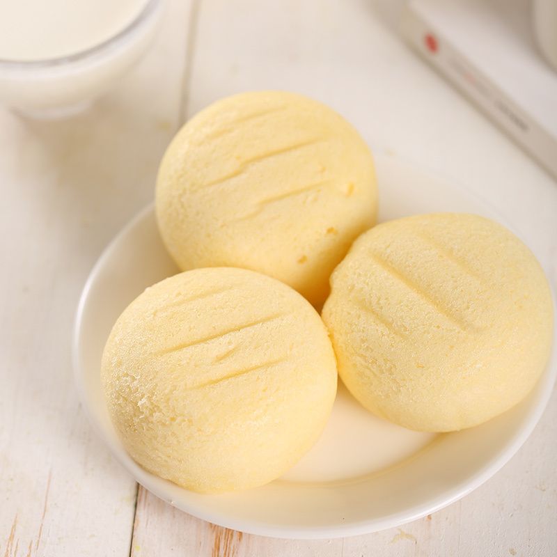 港荣 蒸蛋糕椰香味900g 苏宁自营零食整箱宿舍耐吃营养早餐糕点小面包