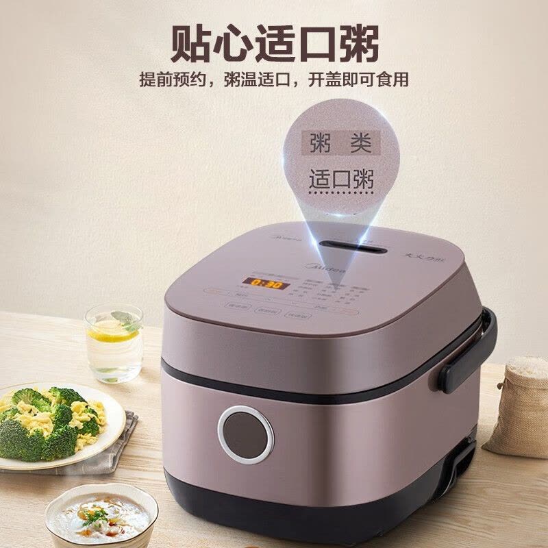 美的(Midea)电饭煲 家用小型电饭锅多功能迷你煮饭锅IH电磁加热 智能预约2升精钢鼎釜内胆 CFB2030H图片