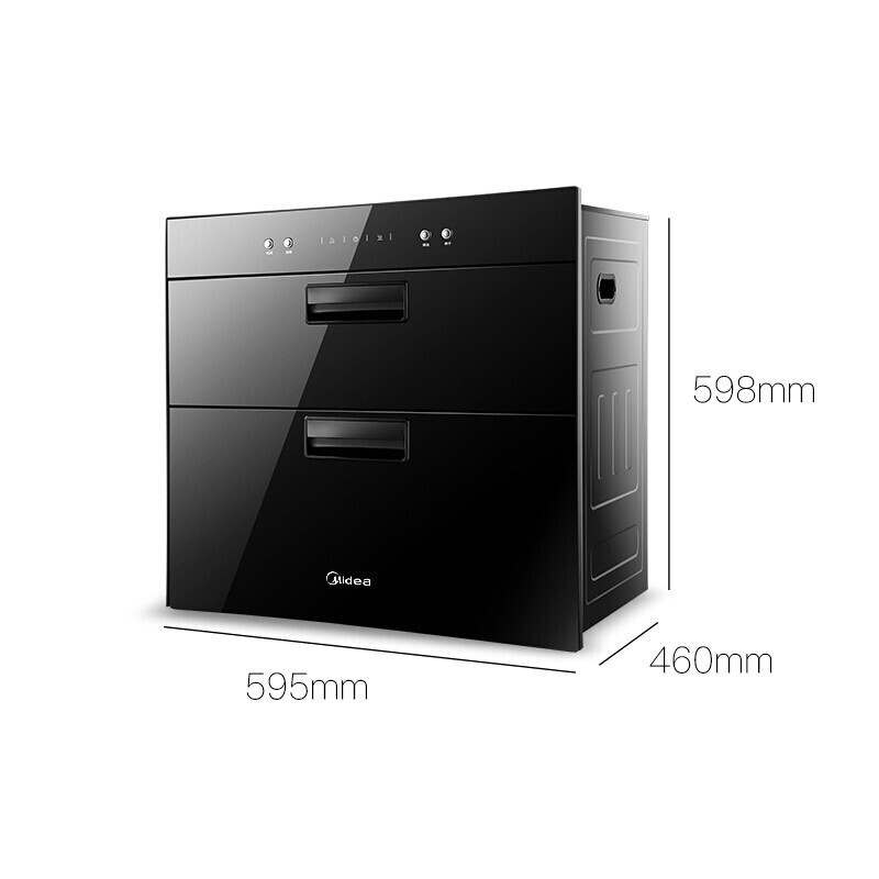 美的Midea 家用嵌入式消毒柜碗柜商场同款 MXV-ZLP-Q9011-GO款