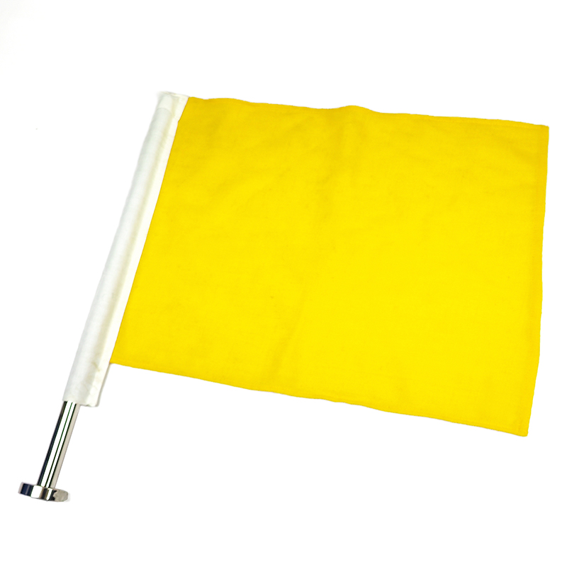 和居态 不锈钢专用磁性旗杆带防护旗 黄500x370mm 个高清大图
