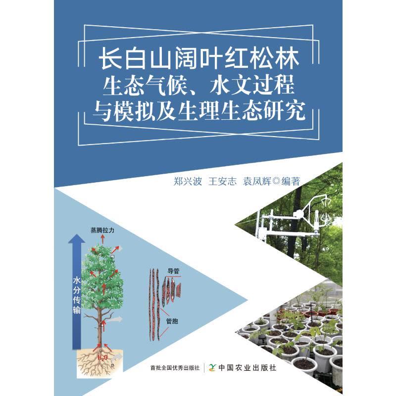 长白山阔叶红松林生态气候、水文过程与模拟及生理生态研究 郑兴波 王安志 袁凤辉 著 专业科技 文轩网图片