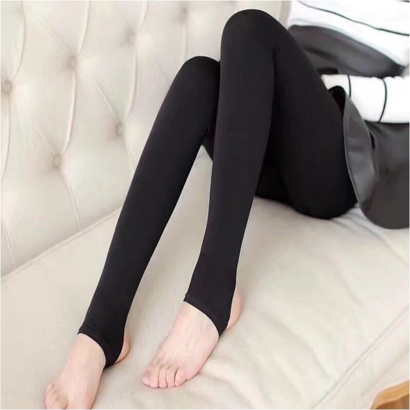 春秋连裤袜天鹅绒中厚丝袜长筒袜黑色踩脚打底裤袜子