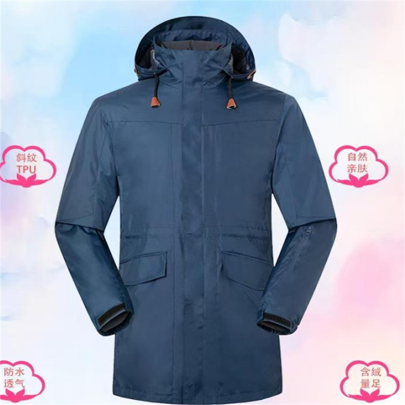 铂牛 中长款三合一羽绒冲锋衣 S-3XL 件高清大图