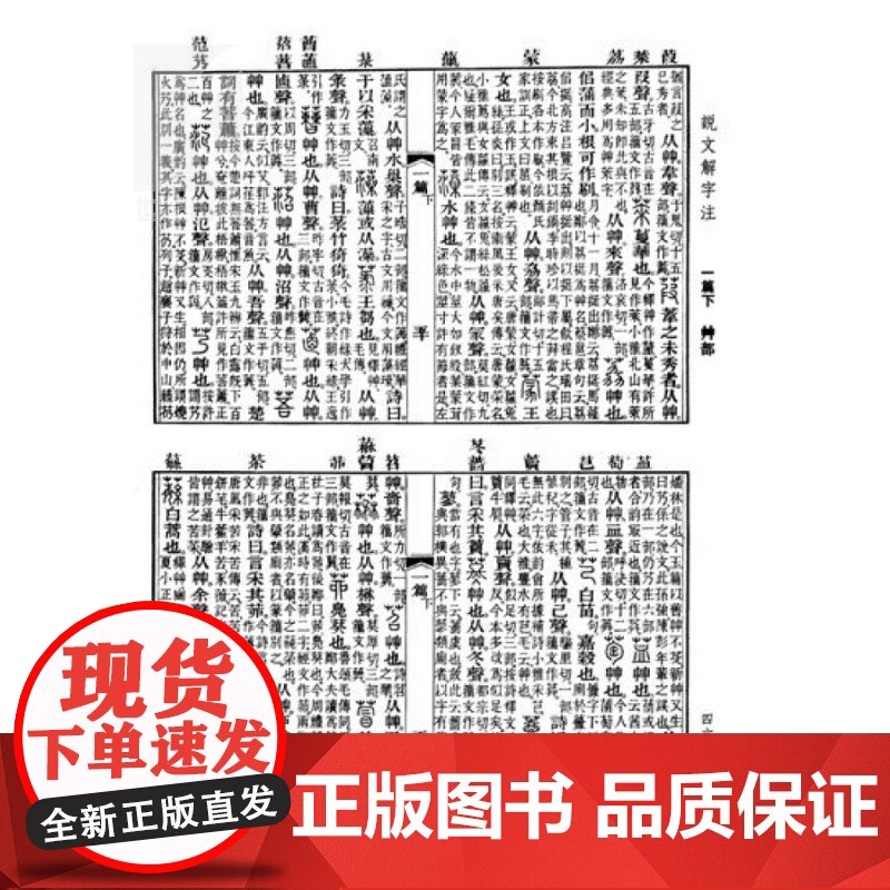 说文解字注 中国文化语言工具书分析研究 字体解析 (清)段玉裁 著 许慎撰 工具书 语言文字 正版图书籍 上海古籍出版社高清大图